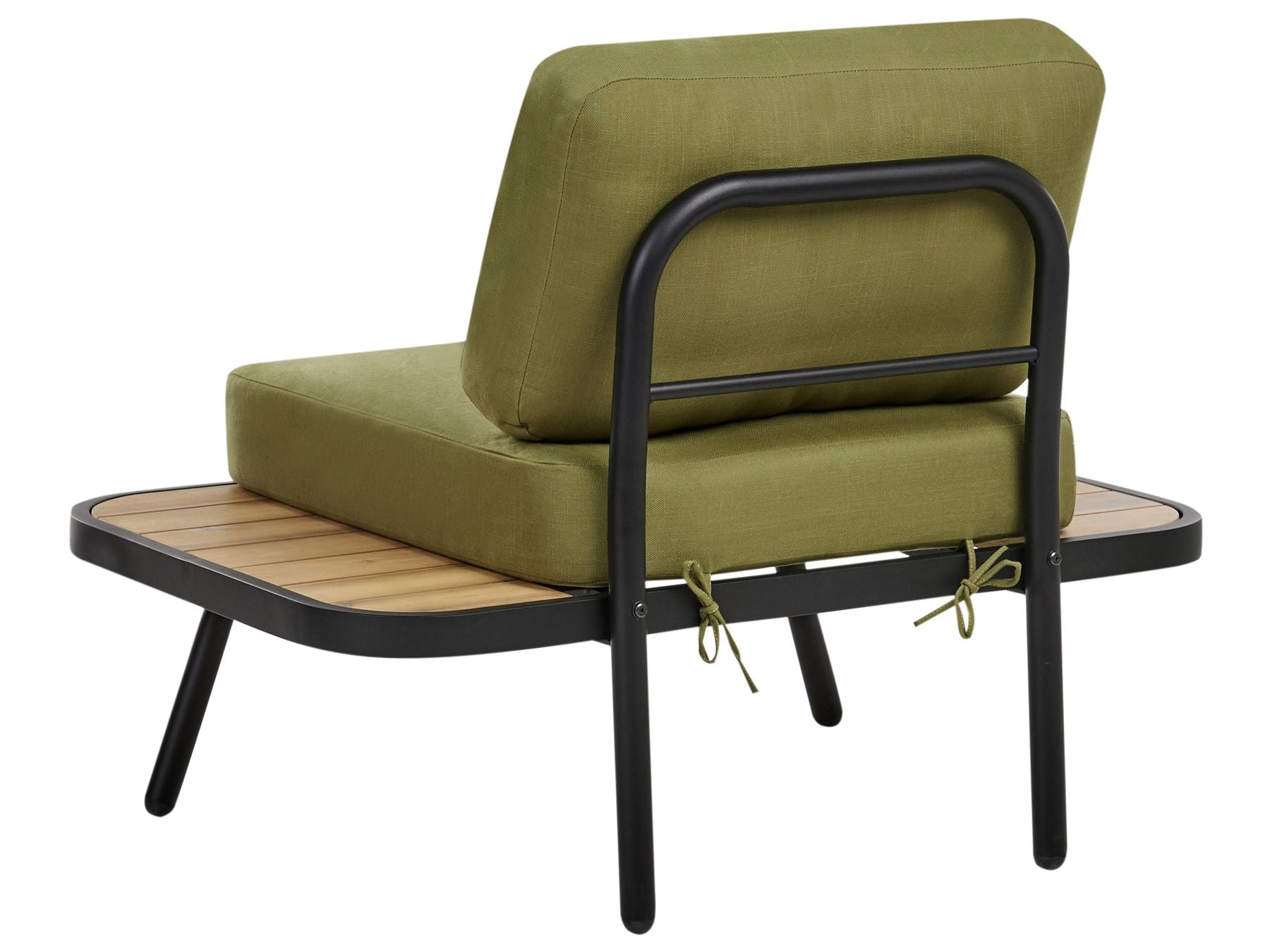 Garden Lounge Set with Table 4 Seater MINOZZO Certified Acacia Wood Olive Green
