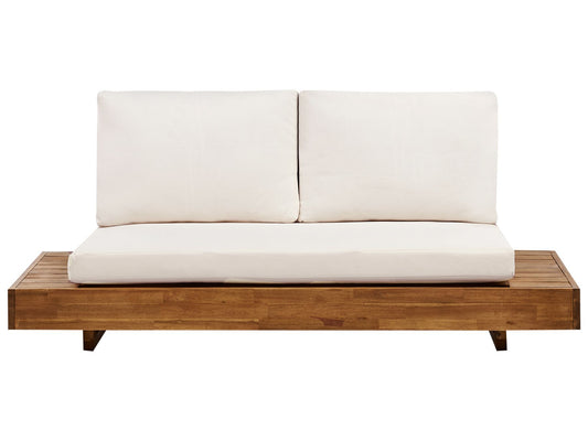 Garden Sofa 2 Seater MARETTIMO Certified Acacia Wood Brown