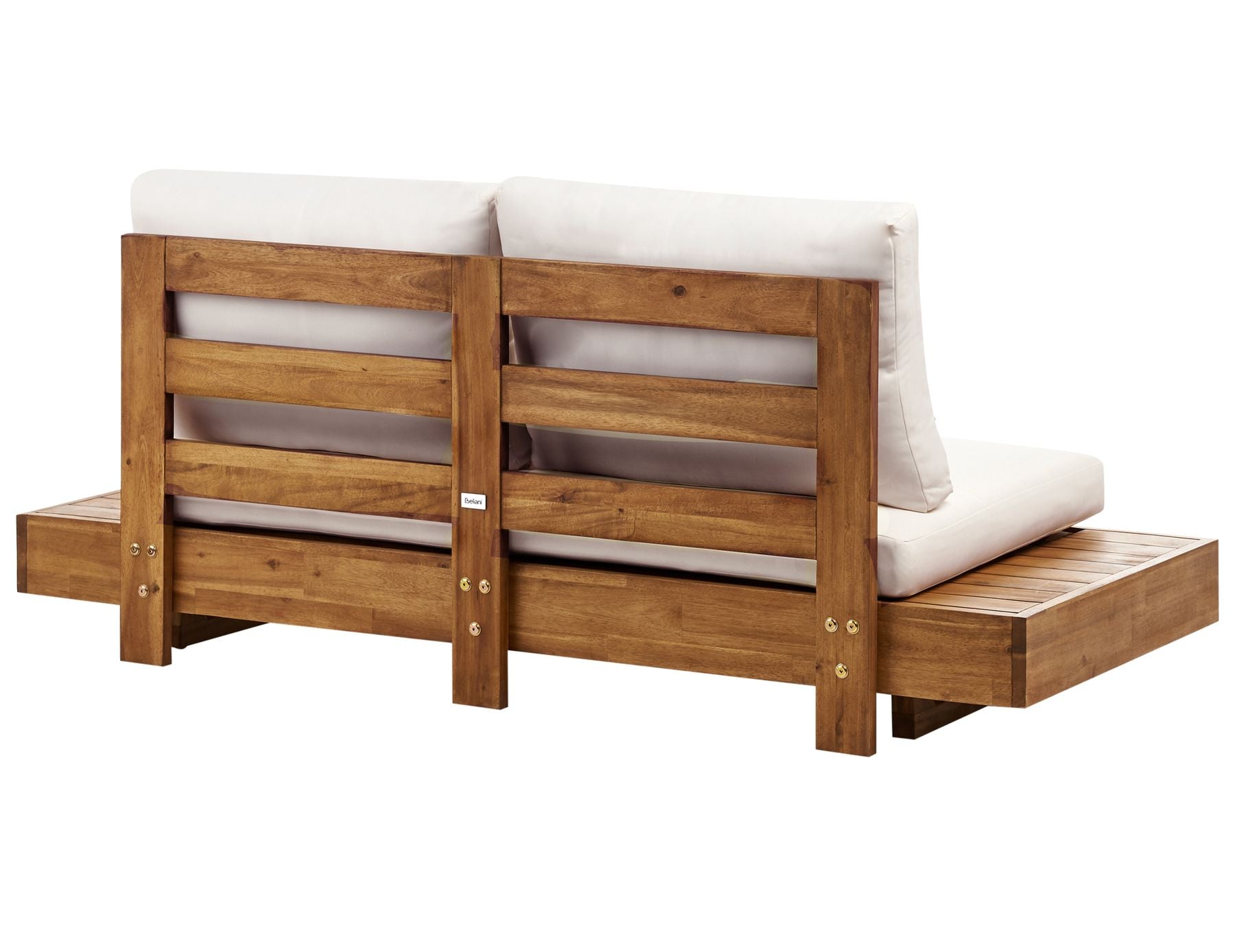 Garden Sofa 2 Seater MARETTIMO Certified Acacia Wood Brown