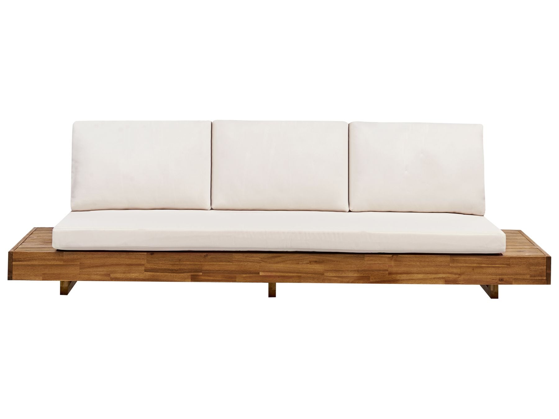 Garden Sofa 3 Seater MARETTIMO Certified Acacia Wood Brown
