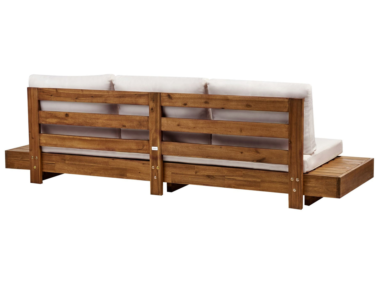 Garden Sofa 3 Seater MARETTIMO Certified Acacia Wood Brown