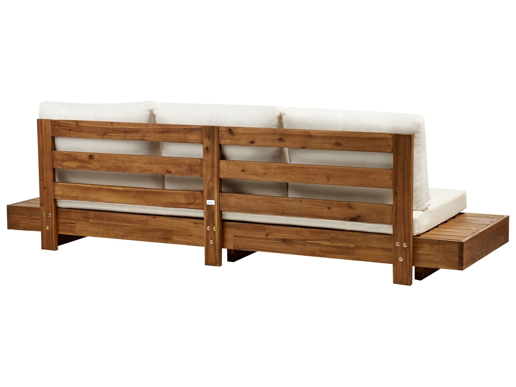 garden lounge set with table 5 seater marettimo certified acacia wood brown