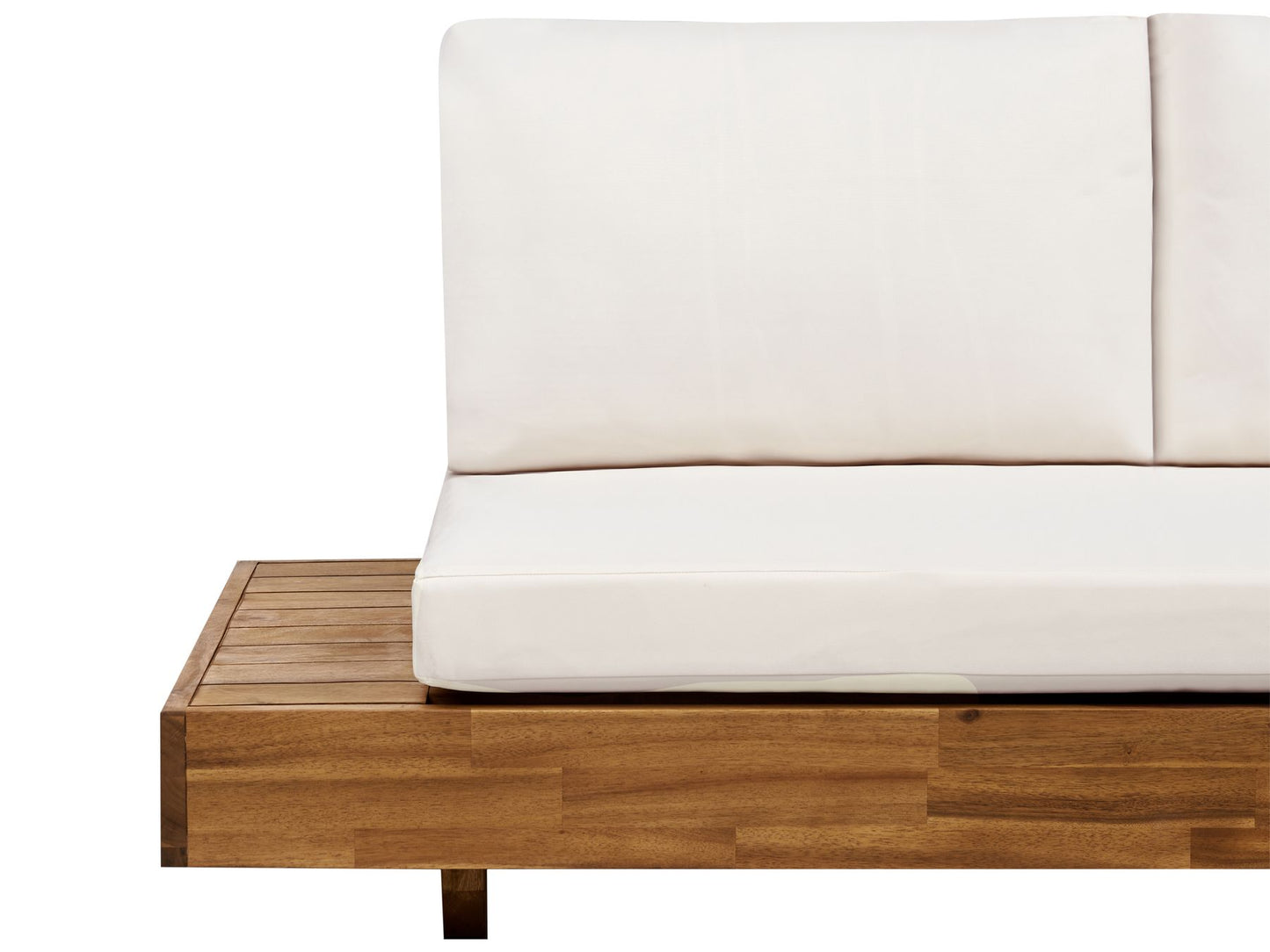 garden lounge set with table 5 seater marettimo certified acacia wood brown