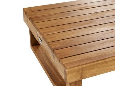 garden lounge set with table 5 seater marettimo certified acacia wood brown