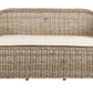 garden sofa 2 seater susua rattan natural
