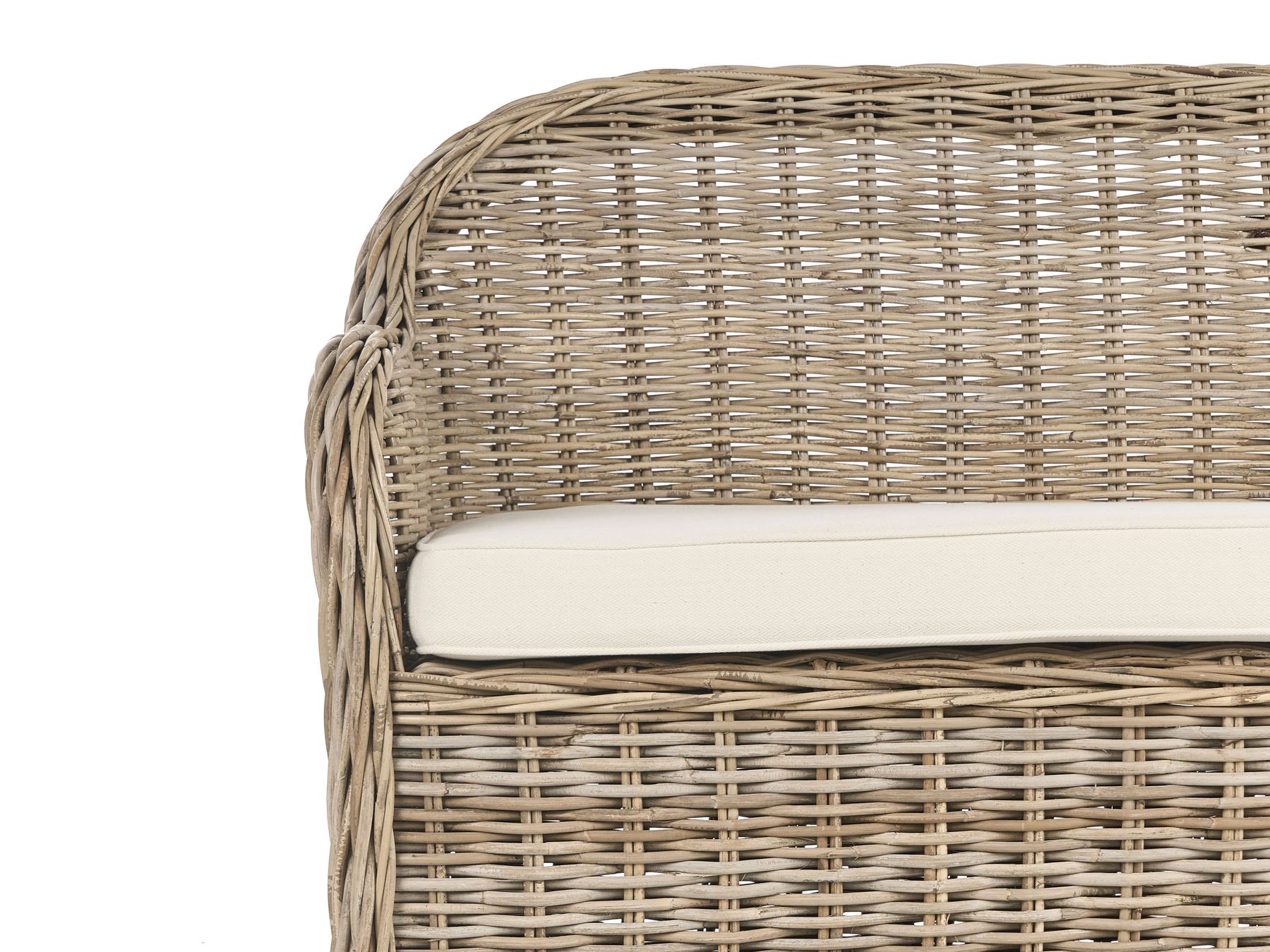 garden sofa 2 seater susua rattan natural