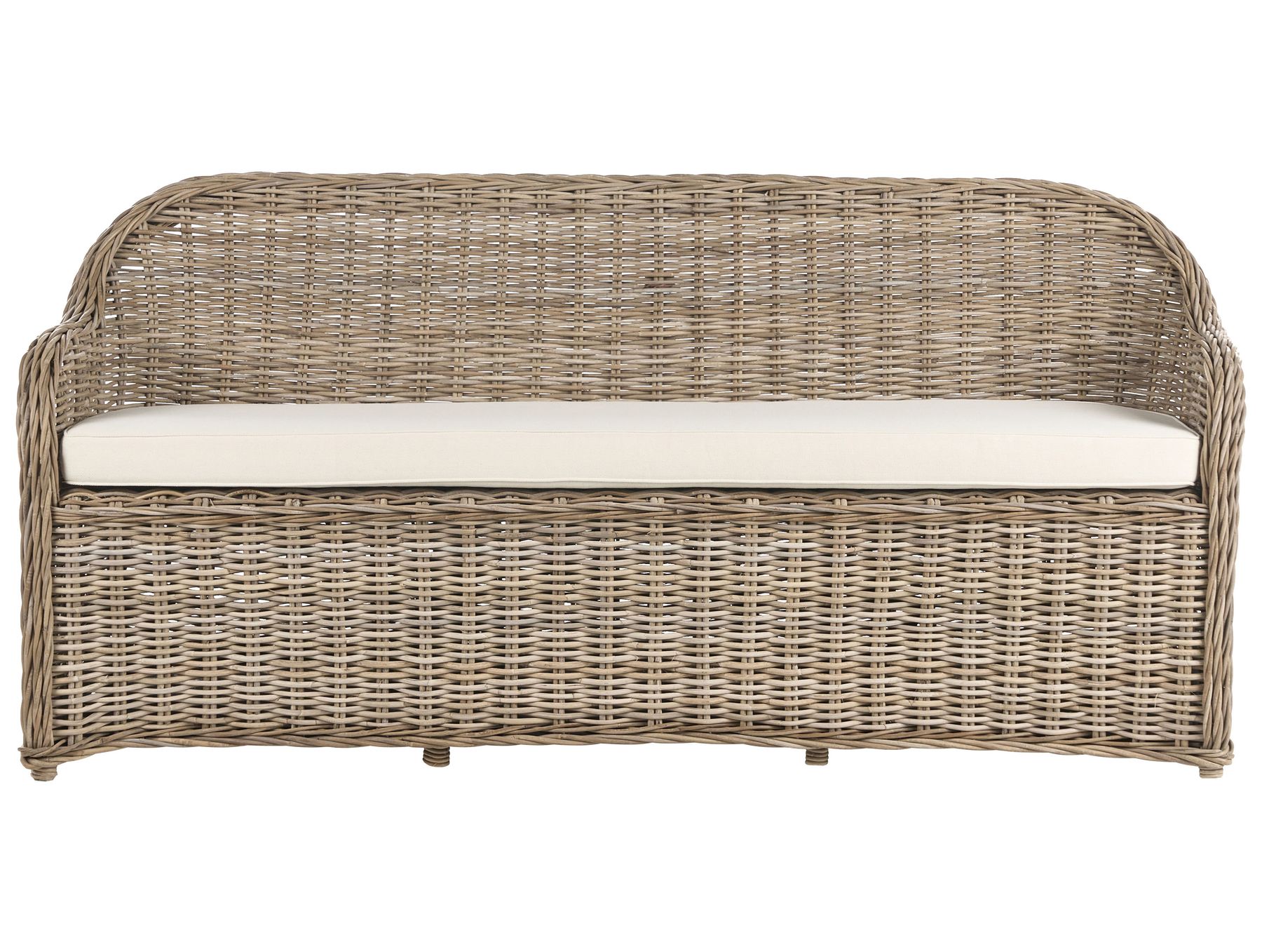 Garden Sofa 3 Seater SUSUA Rattan Natural