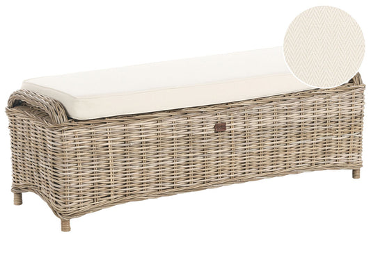 Garden Ottoman cm Rattan Natural