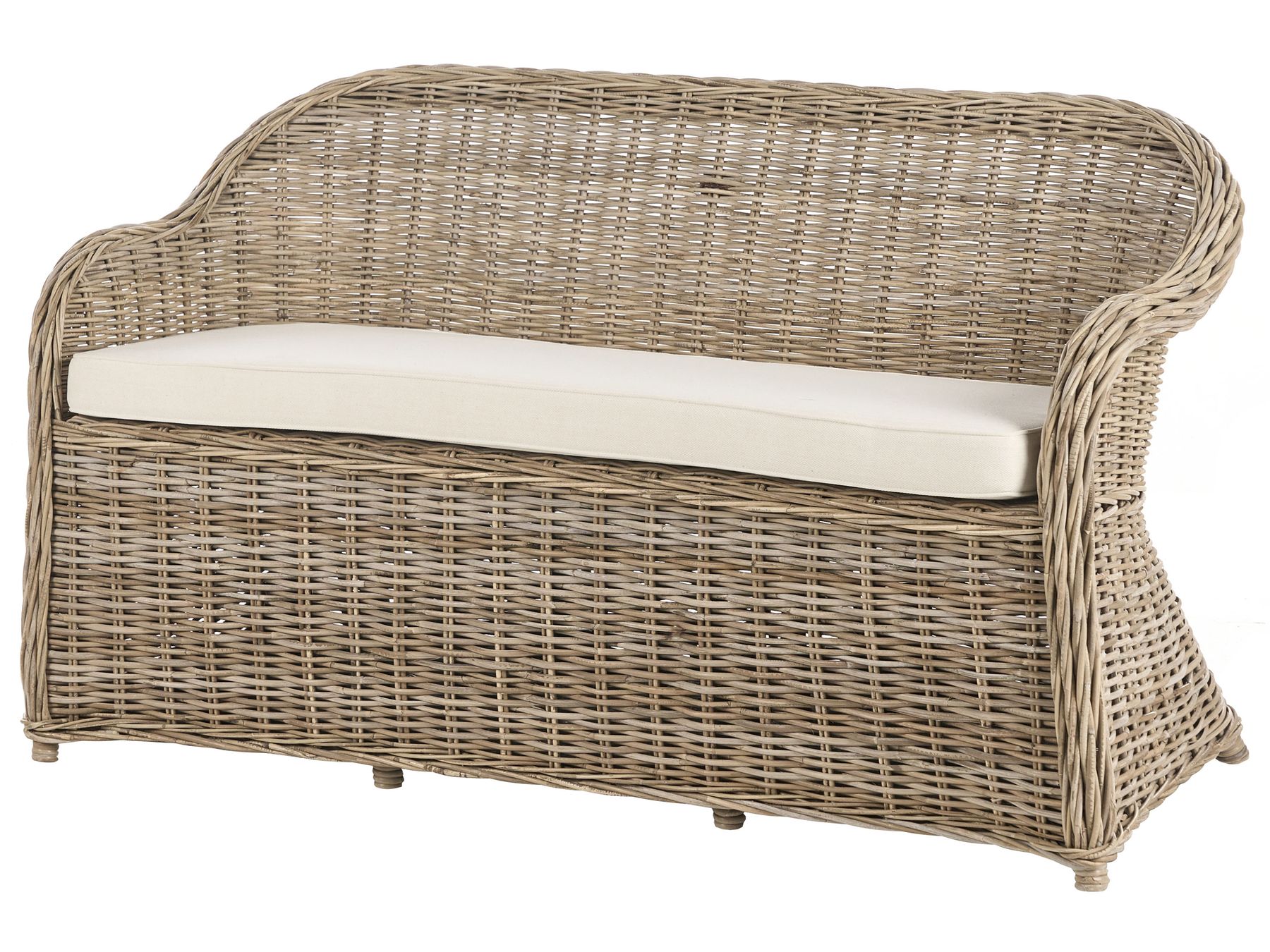garden sofa 2 seater susua rattan natural