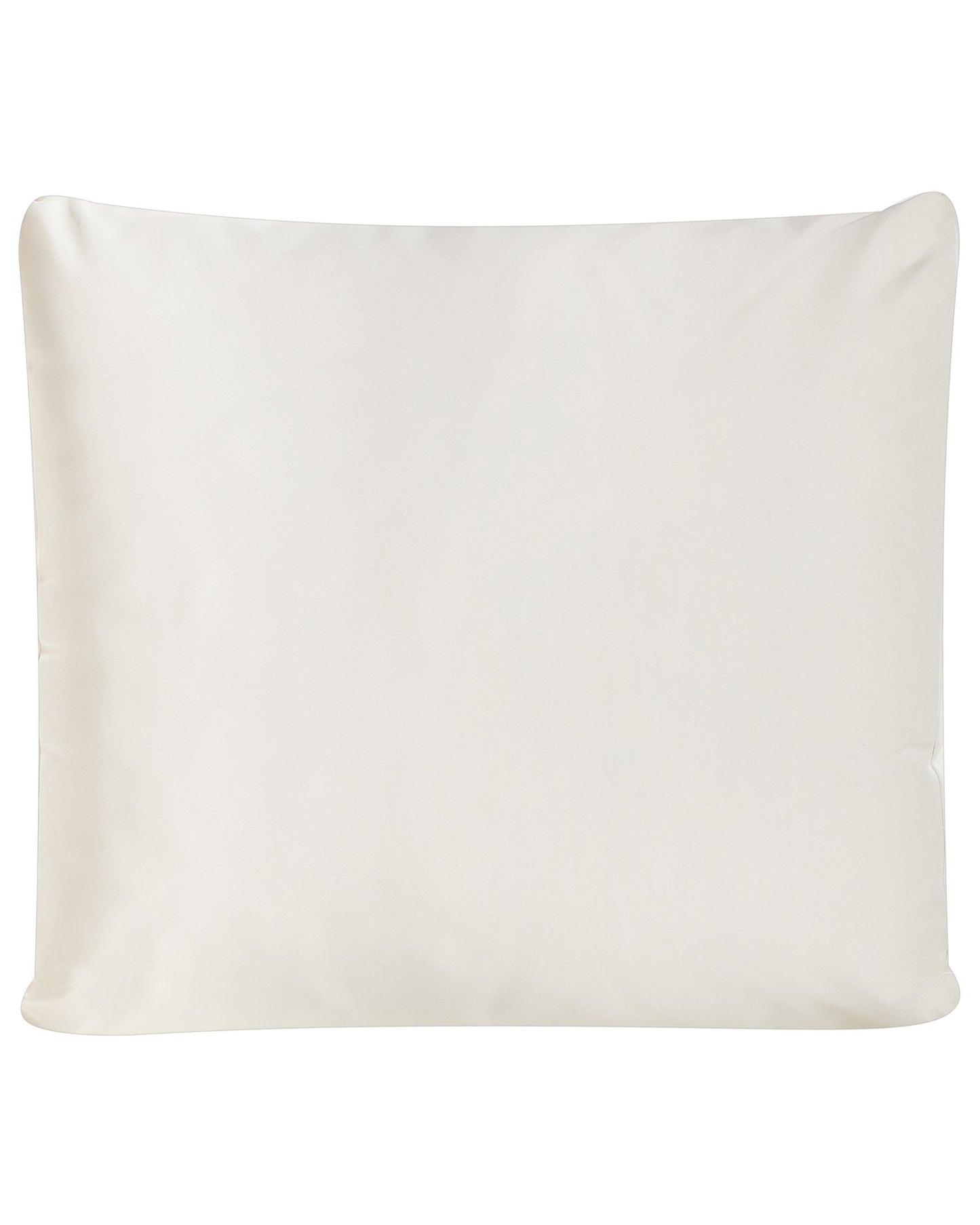 Garden Chair with Cushion MICCIANO Acacia Wood Off-White