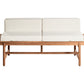 garden sofa 2 seater susua rattan natural