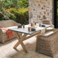 garden sofa 2 seater susua rattan natural
