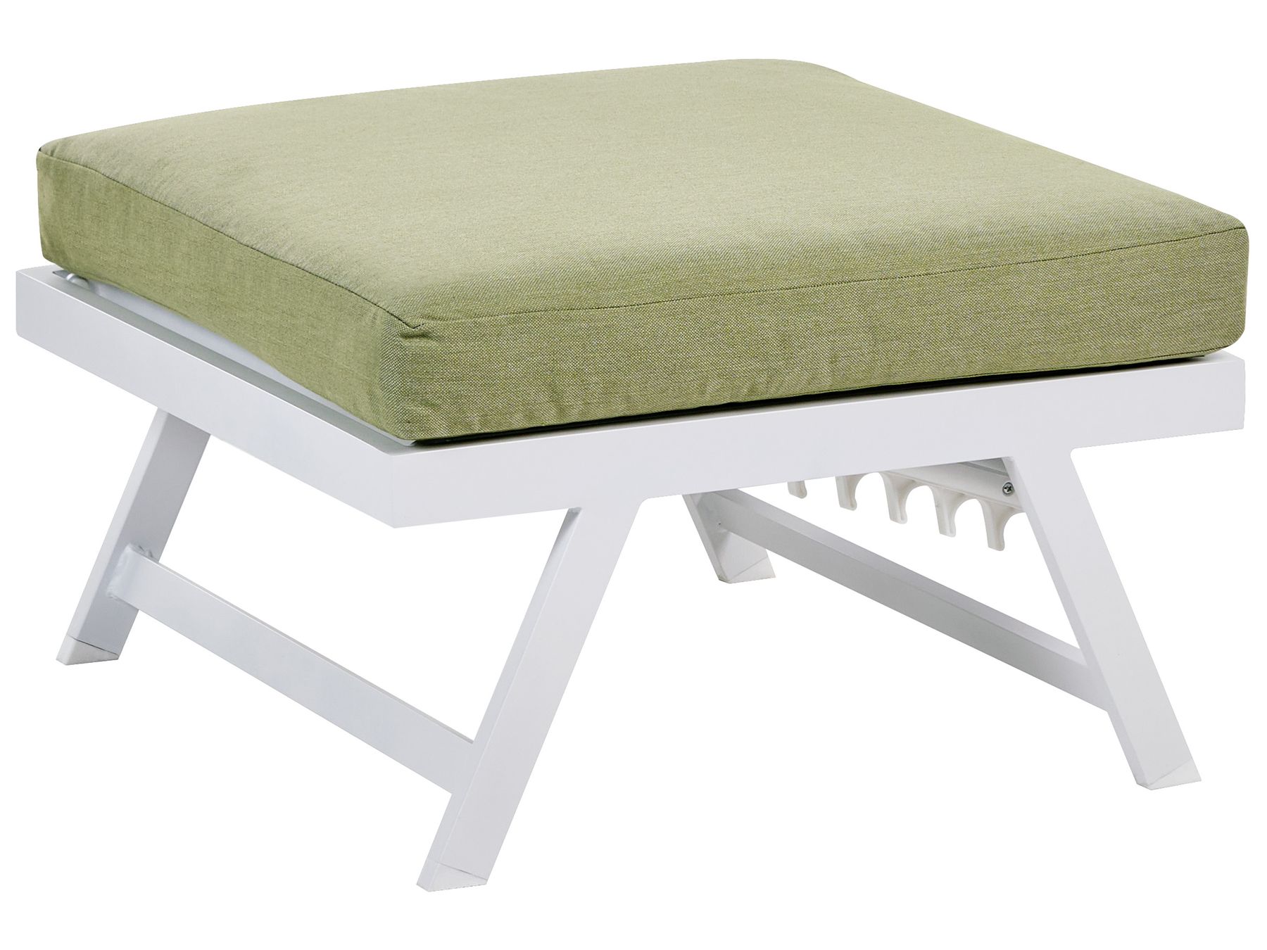 Garden Corner Sofa with Table 5 Seater COCCORINO Metal Green