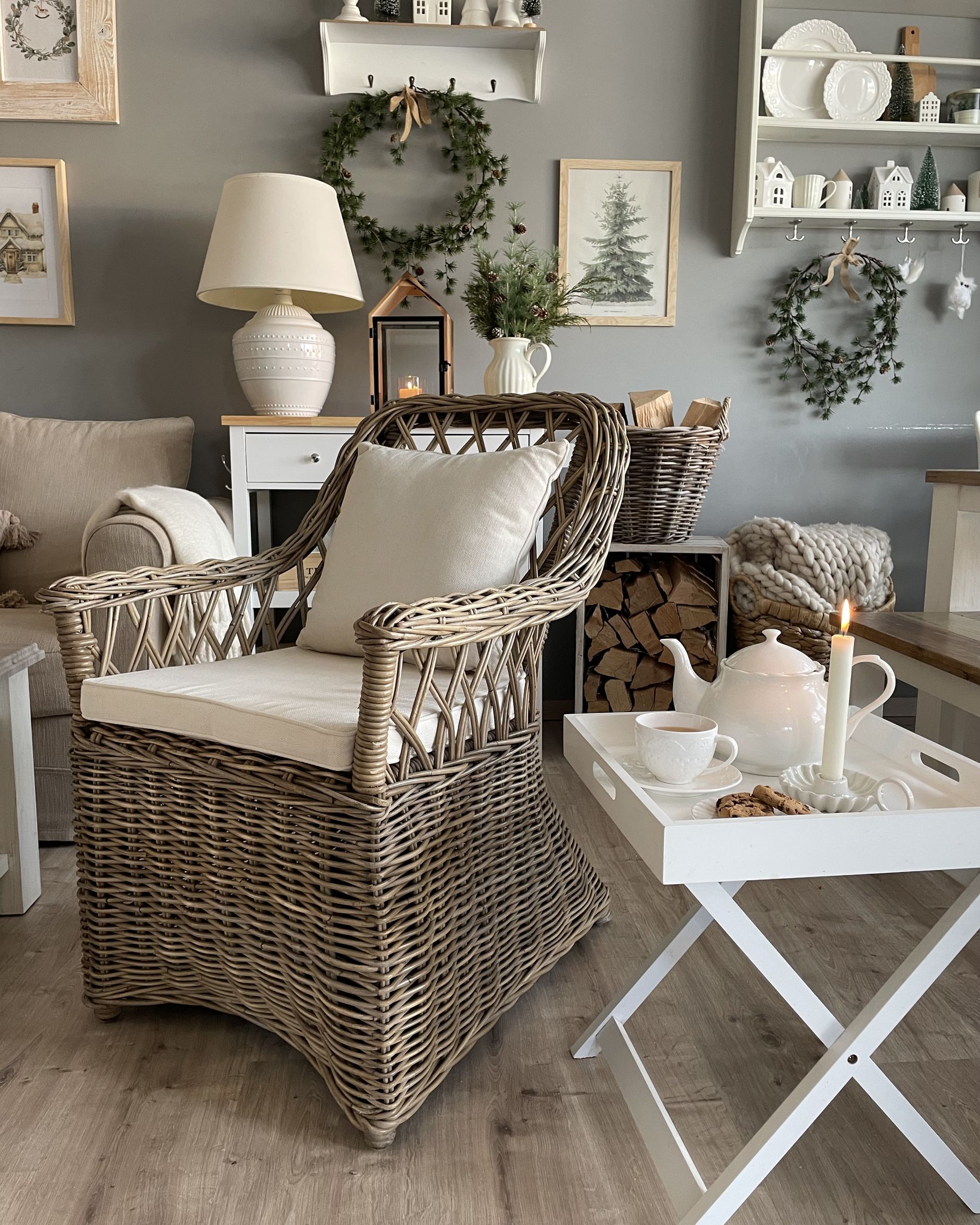 Rattan Garden Chair Natural MAROS II