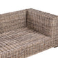 Garden Rattan Corner Sofa Grey