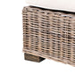 Garden Rattan Corner Sofa Grey