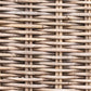 Garden Rattan Corner Sofa Grey