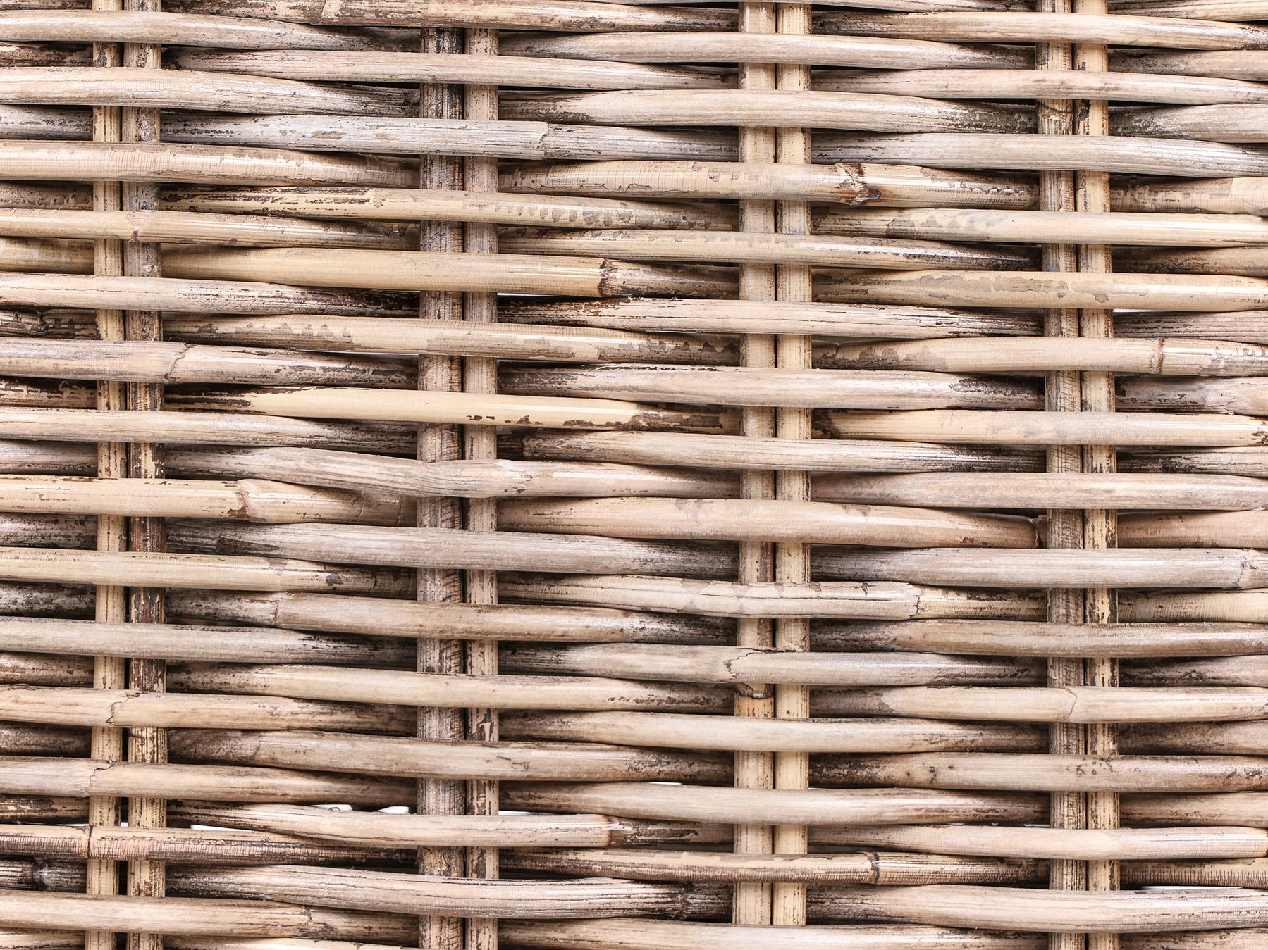Garden Rattan Corner Sofa Grey