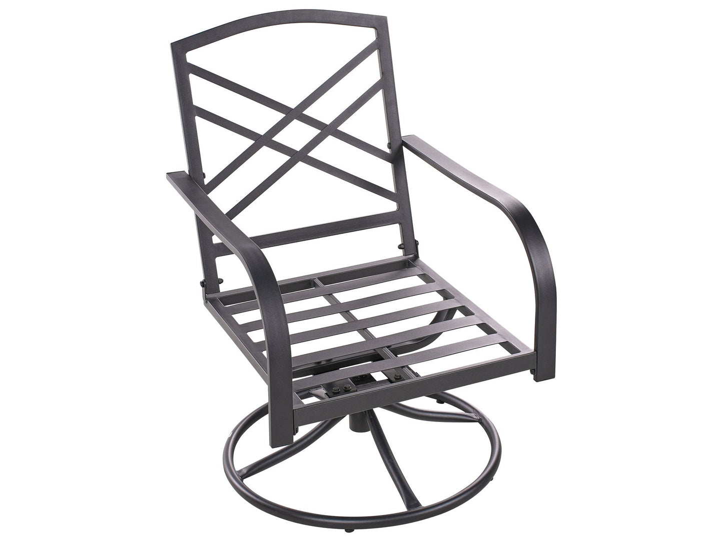 Garden Lounge Set with Table 4 Seater MESTRINO Metal Blue