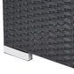Garden Corner Sofa with Table 4 Seater SANO Right Hand PE Rattan Black