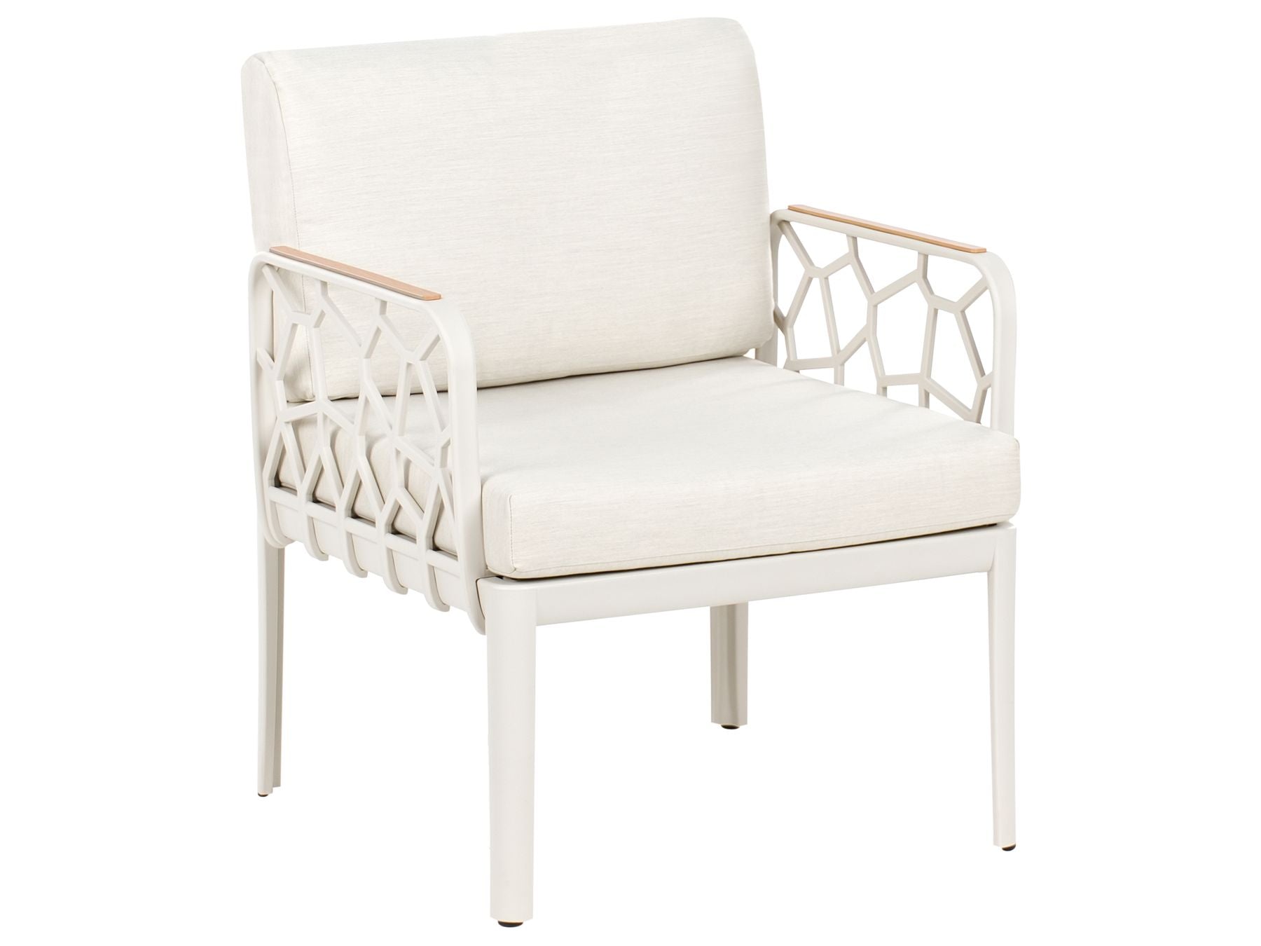 Garden Sofa Set 4 Seater ERICHE Light Beige