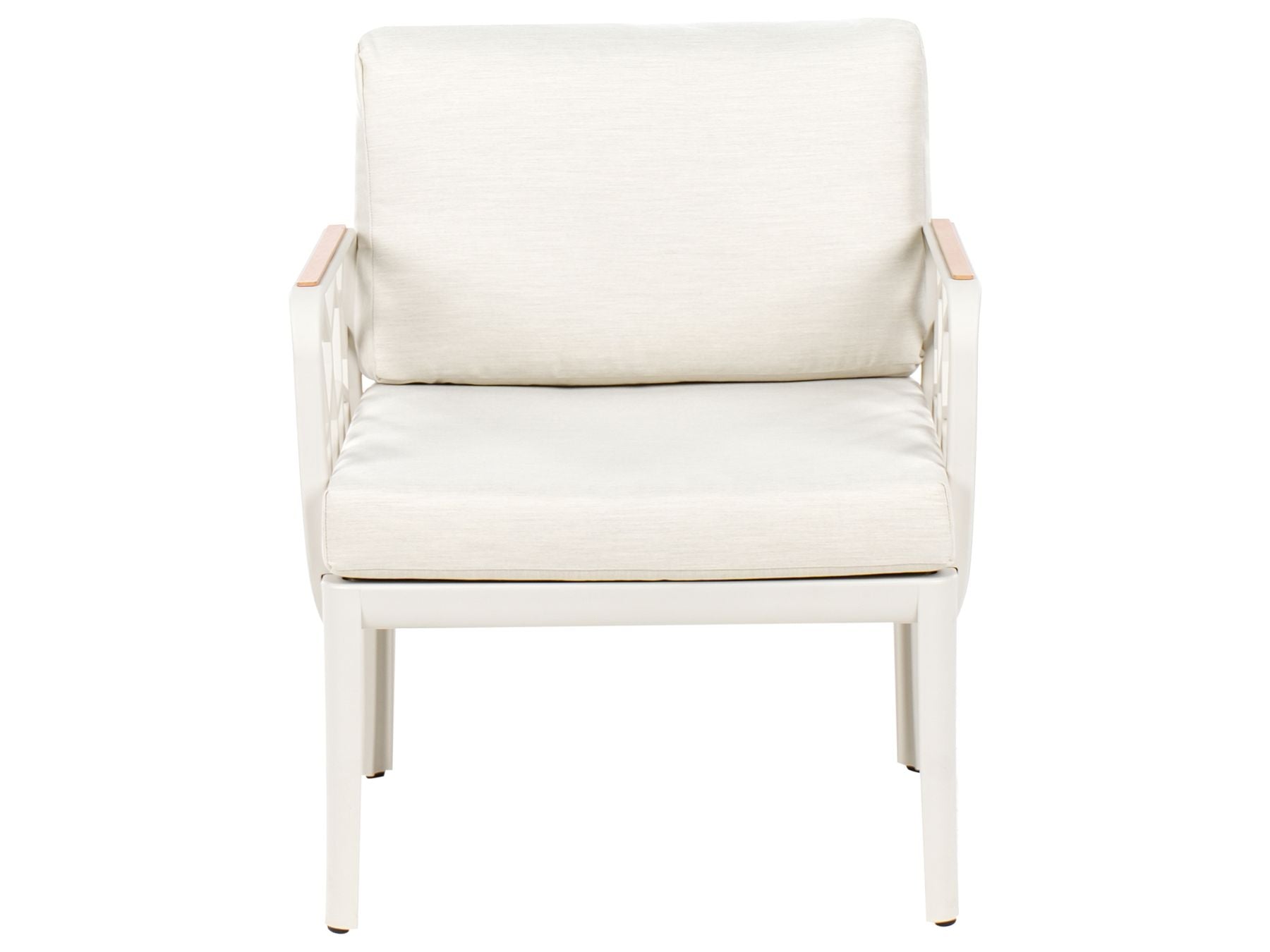Garden Sofa Set 4 Seater ERICHE Light Beige