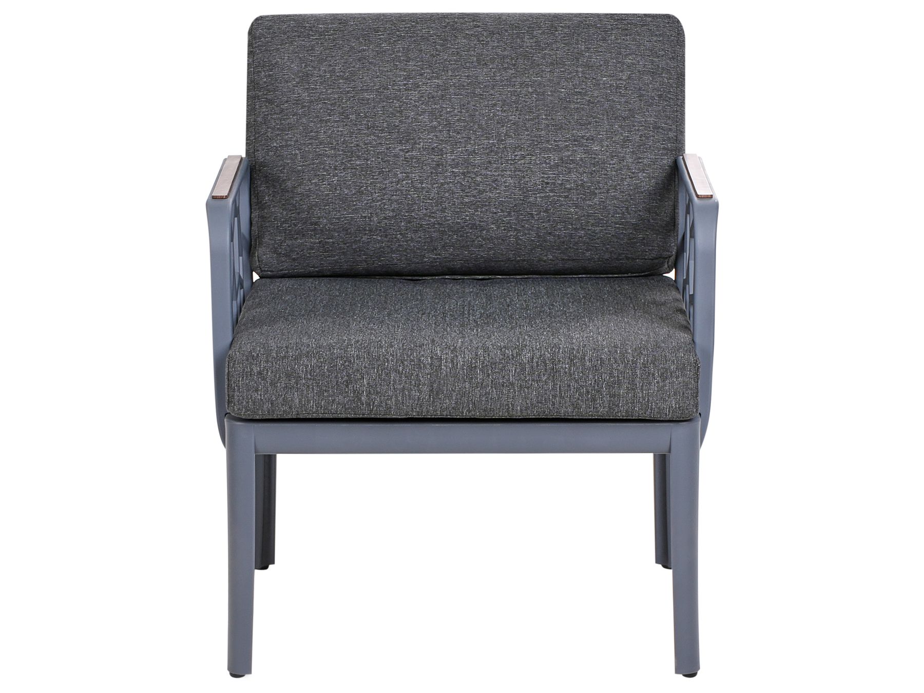 Garden Sofa Set 4 Seater ERICHE Dark Grey