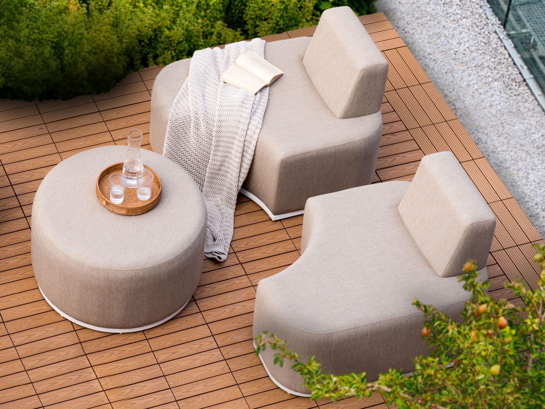 garden sofa 2 seater susua rattan natural