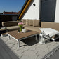 Garden Corner Sofa with Table 5 Seater MISSANELLO Beige