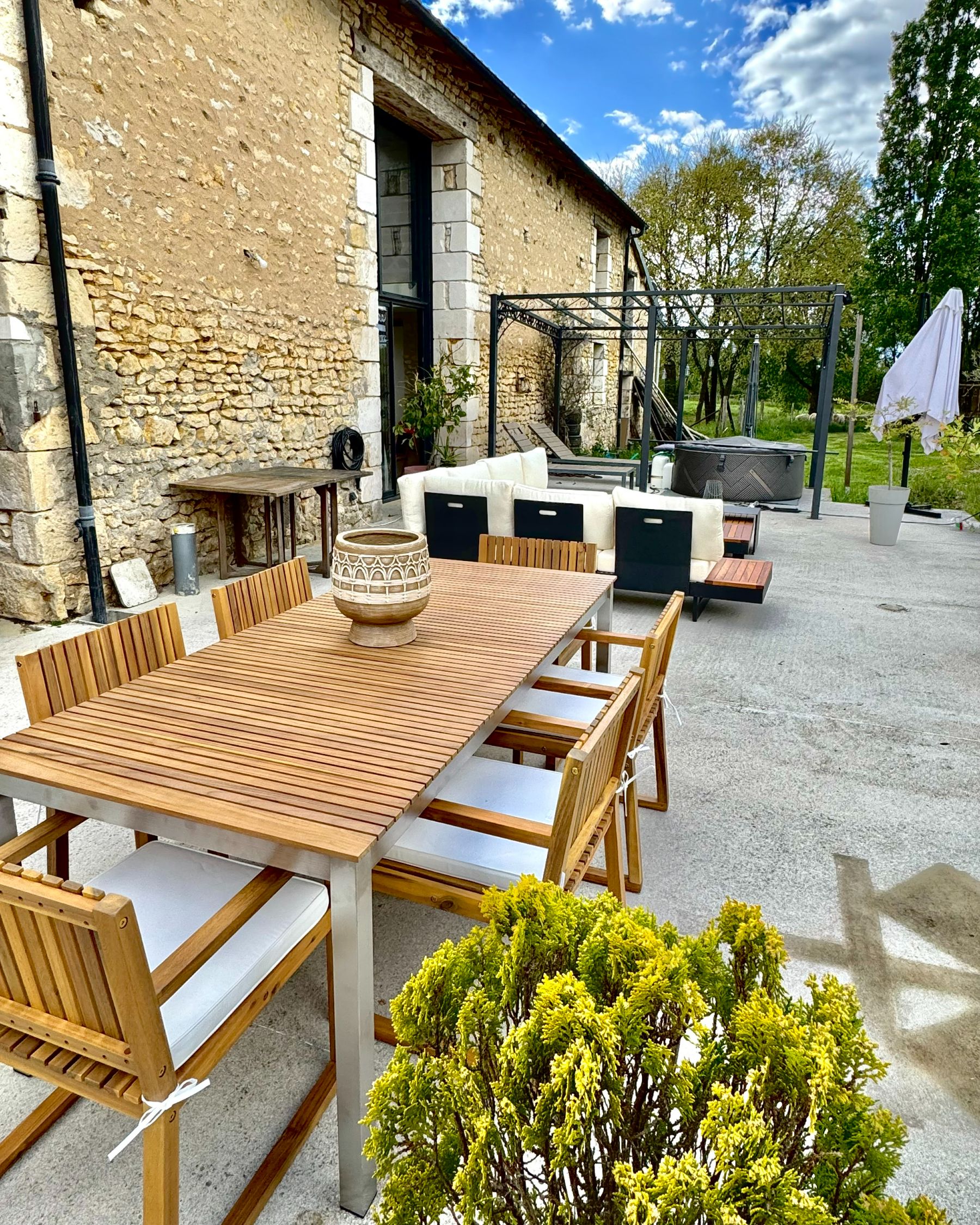 Garden Chair SASSARI II Off-White
