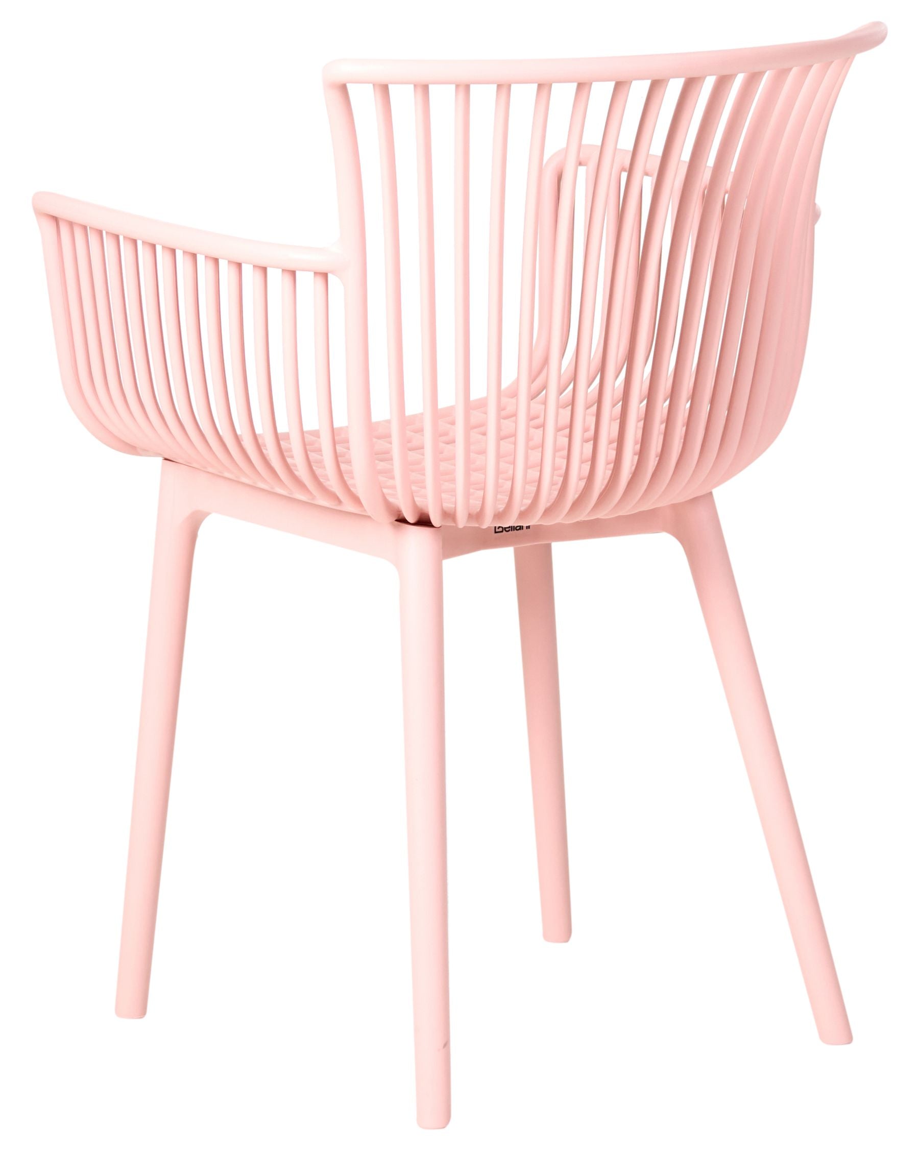 set of 4 garden chairs pesaro pink