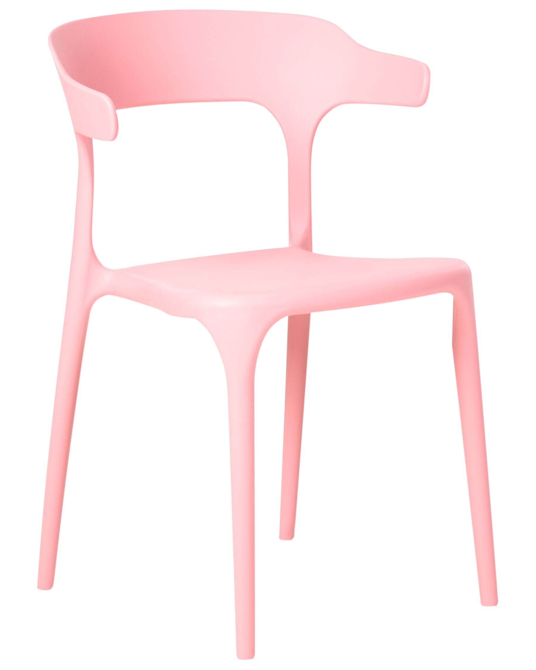 Set of 4 Garden Chairs GUBBIO Pink