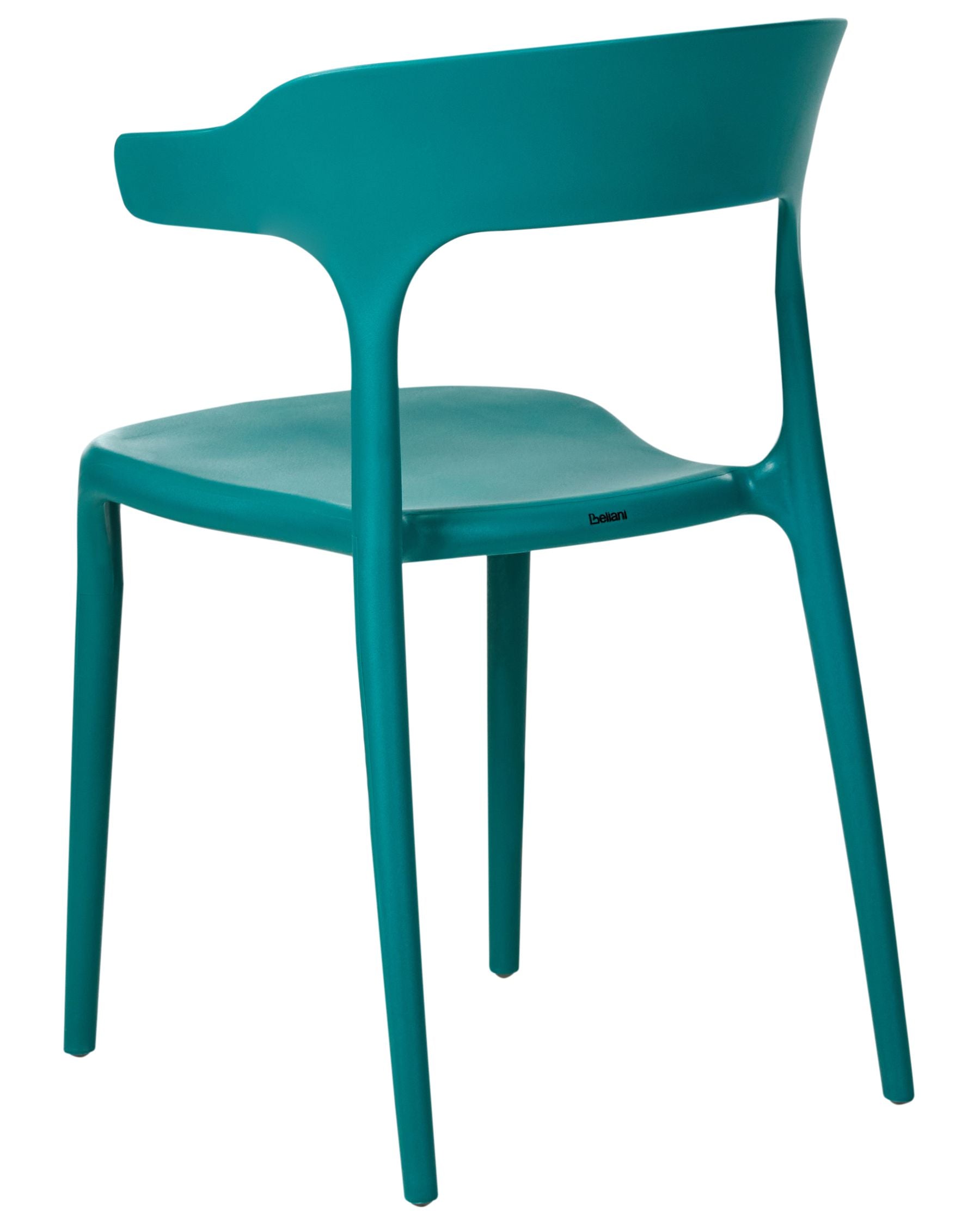 Set of 4 Garden Chairs GUBBIO Teal