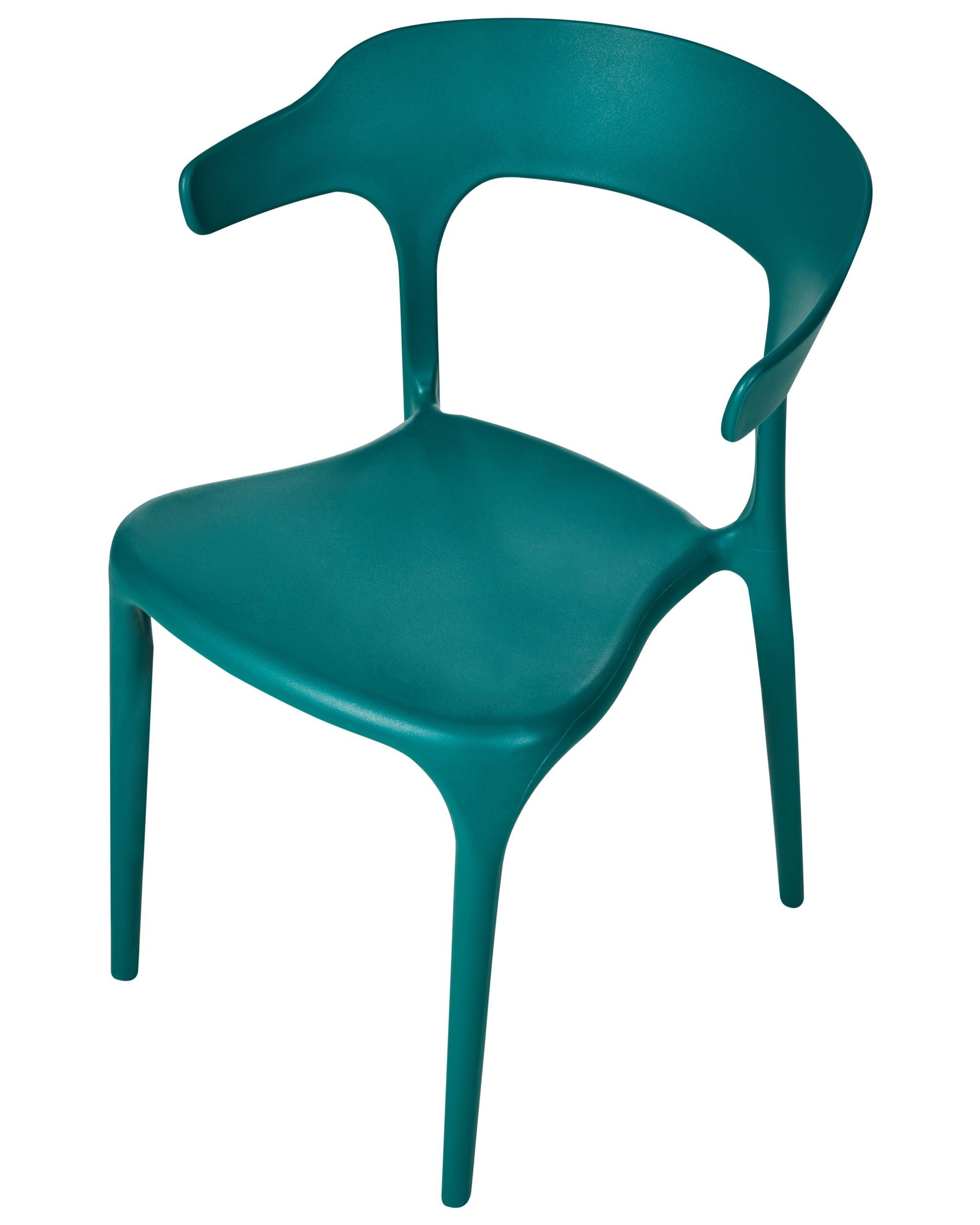 Set of 4 Garden Chairs GUBBIO Teal